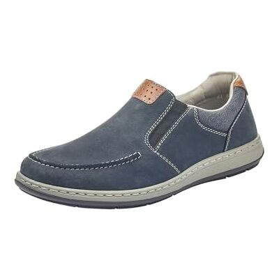 Rieker Homme 17360 Mocassins, Bleu Pazifik Amaretto Navy, 44 EU X-Large Rieker Homme 17360 Mocassins, Bleu Pazifik Amaretto Navy, 44 EU X-Large