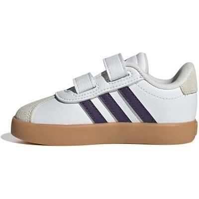 adidas unisex bebis Vl Court 3.0 Infants Shoes, ftwr white/violet/GUM 3, 27 EU adidas unisex bebis Vl Court 3.0 Infants Shoes, ftwr white/violet/GUM 3, 27 EU