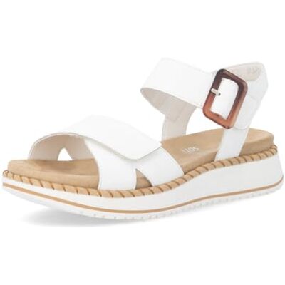 Remonte sandales mode femme D3J52, Pointure:38 EU, La couleur:blanc Remonte sandales mode femme D3J52, Pointure:38 EU, La couleur:blanc
