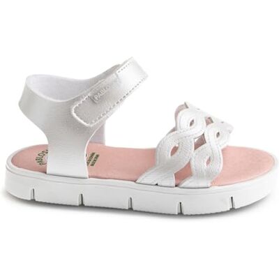 Pablosky Polina 440704 Sandales, argent métallique, 27 EU Pablosky Polina 440704 Sandales, argent métallique, 27 EU