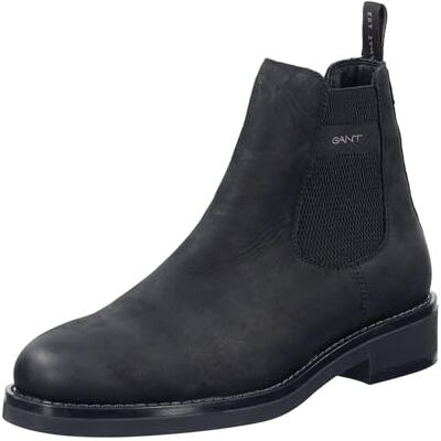 GANT FOOTWEAR Bottines Chelsea Predale pour homme, noires, taille 45 UE, Noir, 45 EU GANT FOOTWEAR Bottines Chelsea Predale pour homme, noires, taille 45 UE, Noir, 45 EU
