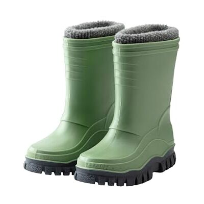 Sterntaler Bottes en caoutchouc amovibles unisexes pour enfant, Couleur : vert pierre, 27 EU Sterntaler Bottes en caoutchouc amovibles unisexes pour enfant, Couleur : vert pierre, 27 EU