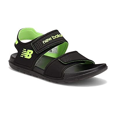 New Balance Garçon Sandale de Sport, Black Lime, 28 EU New Balance Garçon Sandale de Sport, Black Lime, 28 EU