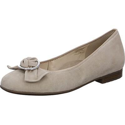ARA Bari Ballerines fermées pour femme, sable, 42 EU étroit ARA Bari Ballerines fermées pour femme, sable, 42 EU étroit