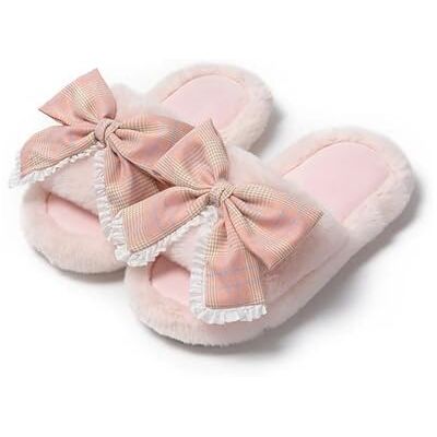 DKJAHSEK Pantoufles d'hiver pour femmes à talon plateforme doux chaud intérieur femme bout ouvert moelleux maison pantoufles DKJAHSEK Pantoufles d'hiver pour femmes à talon plateforme doux chaud intérieur femme bout ouvert moelleux maison pantoufles