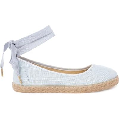 Pisamonas Ballerines Fille En Lin Avec Ruban Et Jute Taille 32 Couleur Bleu Ciel Pisamonas Ballerines Fille En Lin Avec Ruban Et Jute Taille 32 Couleur Bleu Ciel