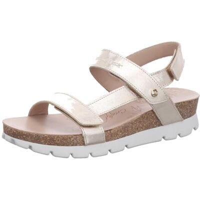 Panama Jack Sandales Selma Shine pour femme, Oro B1, 38 EU Panama Jack Sandales Selma Shine pour femme, Oro B1, 38 EU