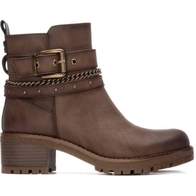 REFRESH Stiefelette Femme Chaussures confortables et polyvalentes – Mode décontractée, Taupe 34, 36 EU REFRESH Stiefelette Femme Chaussures confortables et polyvalentes – Mode décontractée, Taupe 34, 36 EU