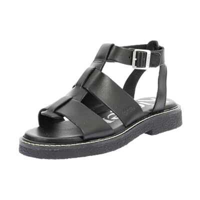 Kickers Femme Lila Sandale Plate, Noir, 38 EU, Noir, 38 EU Kickers Femme Lila Sandale Plate, Noir, 38 EU, Noir, 38 EU