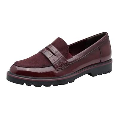 Tamaris Mocassins plats pour femme, rouge (Merlot), 39 Tamaris Mocassins plats pour femme, rouge (Merlot), 39