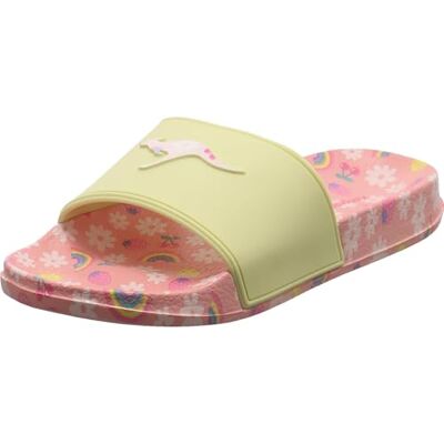 KangaROOS Sandales à imprimé K-Slide pour fille, Rose Rainbow, 32 EU KangaROOS Sandales à imprimé K-Slide pour fille, Rose Rainbow, 32 EU