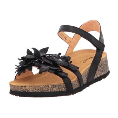 Think! KOAK_3-000551 Chrofrei Gegerbte Nachhaltige Sandales à bride arrière pour femme Noir Taille 36 Think! KOAK_3-000551 Chrofrei Gegerbte Nachhaltige Sandales à bride arrière pour femme Noir Taille 36