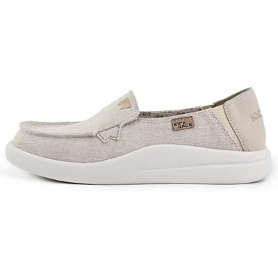 Kickback Rizzo Mocassins pour femme – Bout mocassin à enfiler – Chaussures légères en lin ou toile – Look décontracté – Confort tout au long de la journée – Semelle intérieure orthopédique en mousse Kickback Rizzo Mocassins pour femme – Bout mocassin à enfiler – Chaussures légères en lin ou toile – Look décontracté – Confort tout au long de la journée – Semelle intérieure orthopédique en mousse