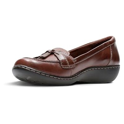 Clarks womens Ashland Bubble Slip On Loafer, Brown Multi, 7 X-Wide US Clarks womens Ashland Bubble Slip On Loafer, Brown Multi, 7 X-Wide US