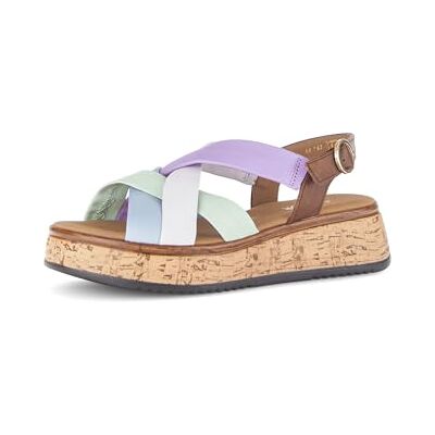 Gabor Sandales pour femme, largeur supplémentaire modérée (G), Sky Camel 24, 37 EU Gabor Sandales pour femme, largeur supplémentaire modérée (G), Sky Camel 24, 37 EU