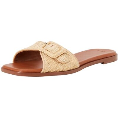 Boss Claquettes Charlize_Slid10_RFBK pour femme, beige clair, 38 EU, beige clair, 5 UK Boss Claquettes Charlize_Slid10_RFBK pour femme, beige clair, 38 EU, beige clair, 5 UK