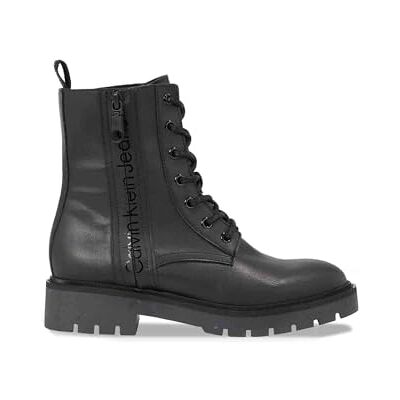 Calvin Bottines Amphibiens Combat Mid Laceup YW0YW01255, Noir , 38 EU Calvin Bottines Amphibiens Combat Mid Laceup YW0YW01255, Noir , 38 EU