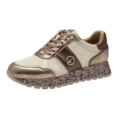 Tamaris Lacets végétaliens pour femme, sportifs, Champagne Glam, 41 EU Tamaris Lacets végétaliens pour femme, sportifs, Champagne Glam, 41 EU