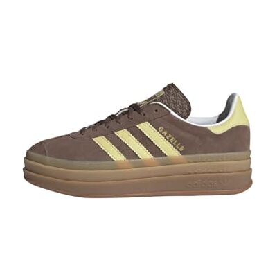 adidas Gazelle Bold Baskets pour femme, Earth Strata Powder Yellow, 40 EU adidas Gazelle Bold Baskets pour femme, Earth Strata Powder Yellow, 40 EU