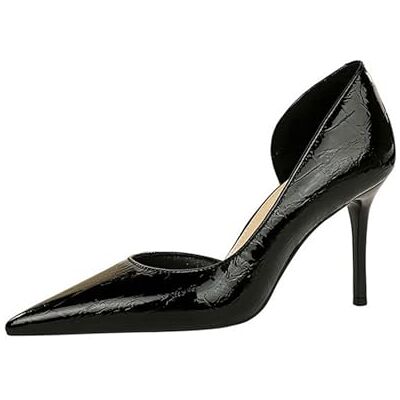 BAADCUP Escarpins élégants à talons hauts sexy pour femme Élégant et simple Il peut très bien étirer la ligne des jambes, Noir , 38/45 EU BAADCUP Escarpins élégants à talons hauts sexy pour femme Élégant et simple Il peut très bien étirer la ligne des jambes, Noir , 38/45 EU