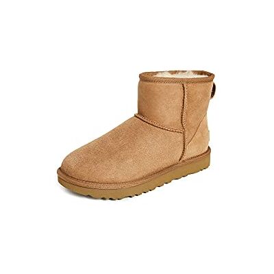 UGG Femme Classic Mini Bottes Sans fermeture, Noisette, 37 EU UGG Femme Classic Mini Bottes Sans fermeture, Noisette, 37 EU