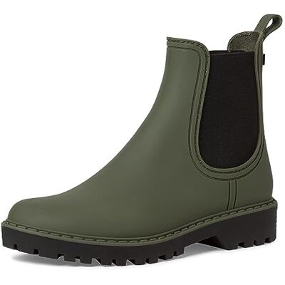 Tamaris Bottes en caoutchouc pour femme 1-25359-41, olive, 37 EU Tamaris Bottes en caoutchouc pour femme 1-25359-41, olive, 37 EU