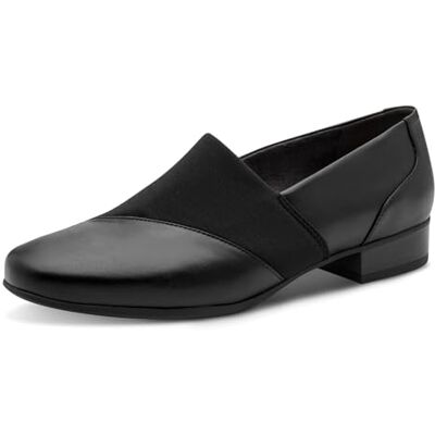 Jana Chaussons pour femme avec talon bloc végétalien, Noir, 42 EU Jana Chaussons pour femme avec talon bloc végétalien, Noir, 42 EU