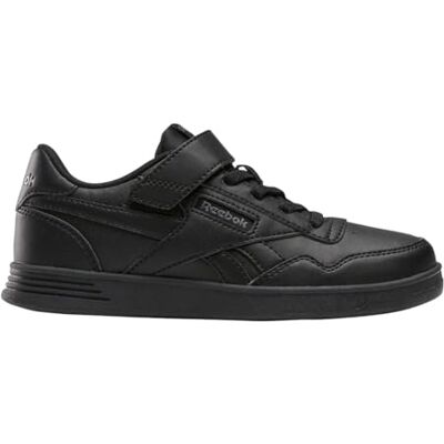 Reebok Court Advance Baskets élastiques & Top Strap pour garçon, Noir, 27 Reebok Court Advance Baskets élastiques & Top Strap pour garçon, Noir, 27