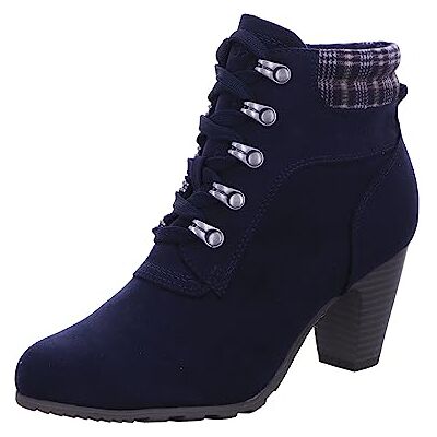 s.Oliver Damen Schnürstiefel mit Absatz Elegant Bequem, Blau (Navy), 40 EU s.Oliver Damen Schnürstiefel mit Absatz Elegant Bequem, Blau (Navy), 40 EU