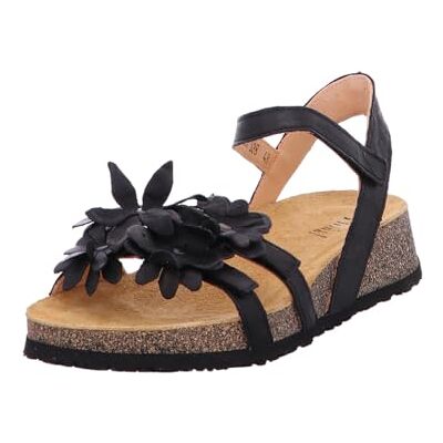Think! Koak_3-000551 Sandales à bride arrière tanné durable pour femme, 000 Noir, 38 EU Think! Koak_3-000551 Sandales à bride arrière tanné durable pour femme, 000 Noir, 38 EU