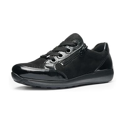 ARA Baskets basses Osaka pour femme, Noir, 38 EU large ARA Baskets basses Osaka pour femme, Noir, 38 EU large