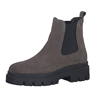 Tamaris Bottines Chelsea 1-25492-41 étroites pour femme, Suede grise., 41 EU Tamaris Bottines Chelsea 1-25492-41 étroites pour femme, Suede grise., 41 EU