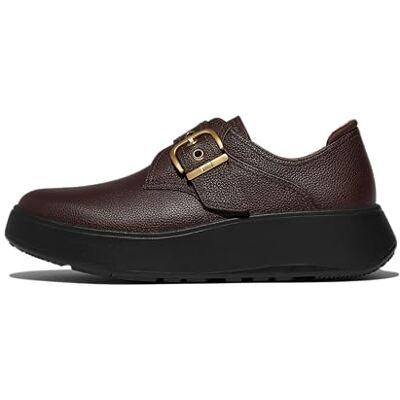 Fitflop F-Mode Mocassins Stitch en cuir avec lanières moines pour femme, chocolat, pointure 39, Chocolat, 40 EU Fitflop F-Mode Mocassins Stitch en cuir avec lanières moines pour femme, chocolat, pointure 39, Chocolat, 40 EU
