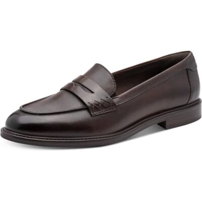 Tamaris Mocassins plats pour femme, marron (cuir mocca), 39 Tamaris Mocassins plats pour femme, marron (cuir mocca), 39