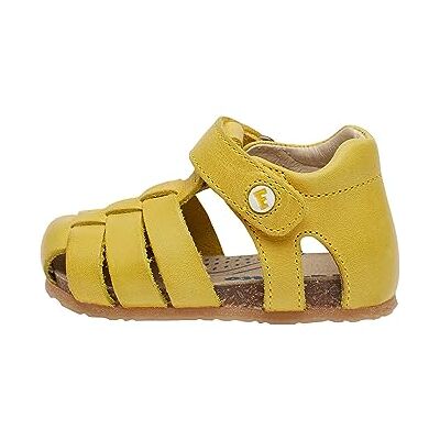 Falcotto ALBY-Sandales semi-fermée en cuir, Jaune, 21 EU Falcotto ALBY-Sandales semi-fermée en cuir, Jaune, 21 EU