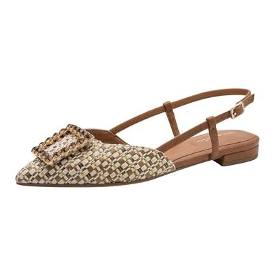 Tamaris Damen Sling 1-29403-42, Chaussures décolleté Femme, Nature Comb, 37 EU Tamaris Damen Sling 1-29403-42, Chaussures décolleté Femme, Nature Comb, 37 EU