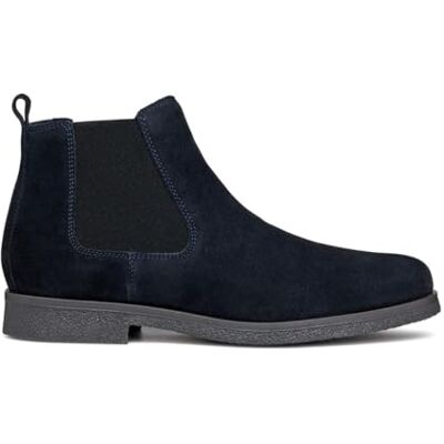 Geox Uomo Claudio A Ankle Bottines pour homme, bleu marine, 46 EU Geox Uomo Claudio A Ankle Bottines pour homme, bleu marine, 46 EU