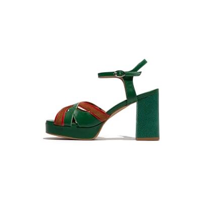 Fly London Sandales EZUI240FLY pour femme, émeraude/rouge/camel, pointure 41, Emerald Dk Red Camel, 41 EU Fly London Sandales EZUI240FLY pour femme, émeraude/rouge/camel, pointure 41, Emerald Dk Red Camel, 41 EU