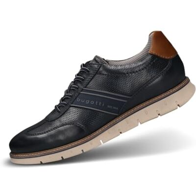 bugatti 331-ARY01 Chaussures basses à lacets pour homme, 41 EU, bleu foncé, 41 EU bugatti 331-ARY01 Chaussures basses à lacets pour homme, 41 EU, bleu foncé, 41 EU