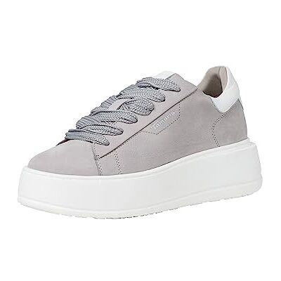 Tamaris Chaussures confortables pour femme, chaussures à lacets, semelle intérieure Touchit, gris clair, 41 EU Tamaris Chaussures confortables pour femme, chaussures à lacets, semelle intérieure Touchit, gris clair, 41 EU
