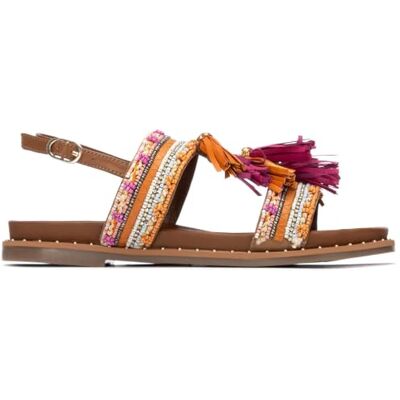 Carmela Sandales confortables et polyvalentes pour femme. Mode décontractée, Camel, 36 EU Carmela Sandales confortables et polyvalentes pour femme. Mode décontractée, Camel, 36 EU