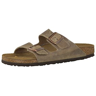 Birkenstock Arizona, Sandales Bout Ouvert Mixte, Marron Tabacco Brown, 39 EU Étroit Birkenstock Arizona, Sandales Bout Ouvert Mixte, Marron Tabacco Brown, 39 EU Étroit