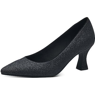 MARCO TOZZI Escarpins pour femme 2-82401-41, Noir métallisé, 37 EU MARCO TOZZI Escarpins pour femme 2-82401-41, Noir métallisé, 37 EU