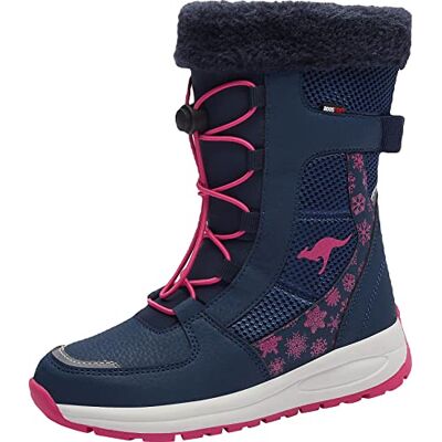 KangaROOS KP-gastin RTX, Bottes Fille, Dk Navy Daisy Pink, 37 EU KangaROOS KP-gastin RTX, Bottes Fille, Dk Navy Daisy Pink, 37 EU