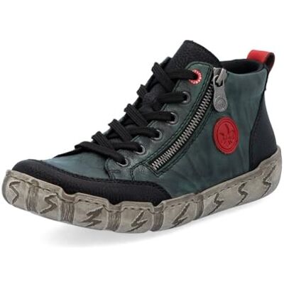 Rieker L0306 Bottes classiques pour femme, Vert Combi 54, 36 EU Rieker L0306 Bottes classiques pour femme, Vert Combi 54, 36 EU
