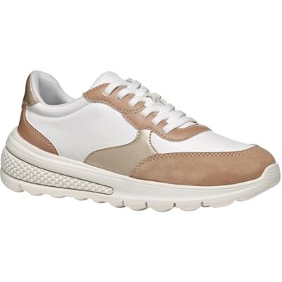 Geox Baskets D Activart B pour femme, White Dk Skin, 35 EU Geox Baskets D Activart B pour femme, White Dk Skin, 35 EU