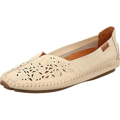 Pikolinos Mocassins en cuir Xerez pour femme, Crème, 37 EU Pikolinos Mocassins en cuir Xerez pour femme, Crème, 37 EU