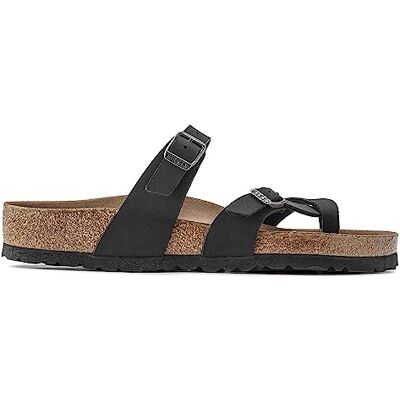 Birkenstock Sandales femme Mayari Vegan Birko-Flor Birkibuc Large Birkenstock Sandales femme Mayari Vegan Birko-Flor Birkibuc Large