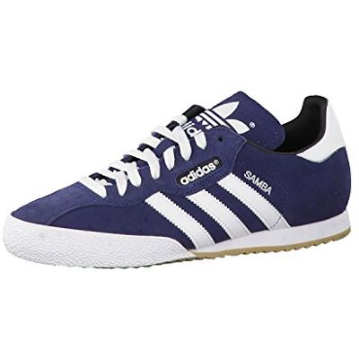 adidas Samba Super Suede Homme Basket,Baskets Low-Top Bleu marine,42 2/3 EU adidas Samba Super Suede Homme Basket,Baskets Low-Top Bleu marine,42 2/3 EU