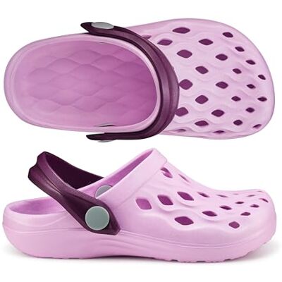 ESTRO Sabot Plastique Enfant Garcon Sabot Enfant Fille Mules et Sabots Fille CF02 (Lilas, 28/29 EU) ESTRO Sabot Plastique Enfant Garcon Sabot Enfant Fille Mules et Sabots Fille CF02 (Lilas, 28/29 EU)